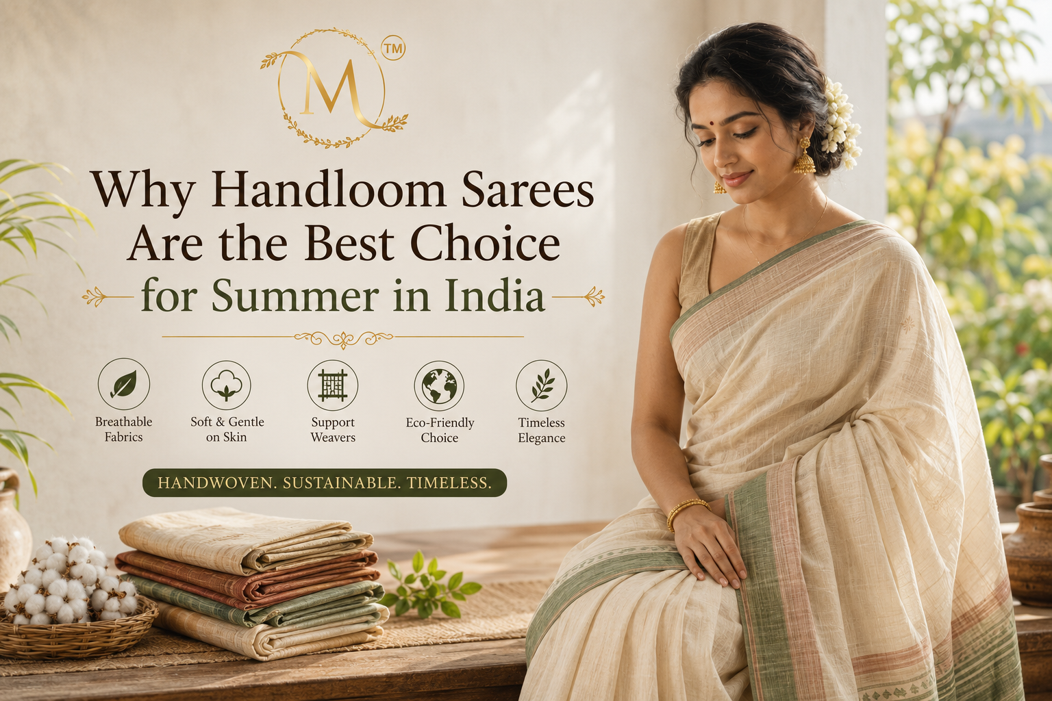 Why Handloom Sarees Are the Best Choice for Summer in India